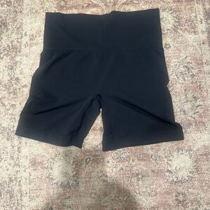 Black Women's High-Waisted Shorts